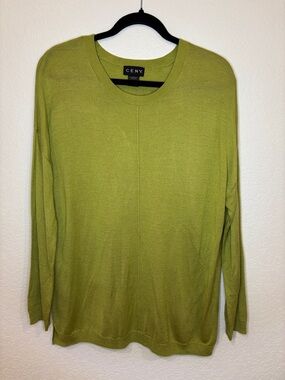 CENY Women's Olive Sweater
